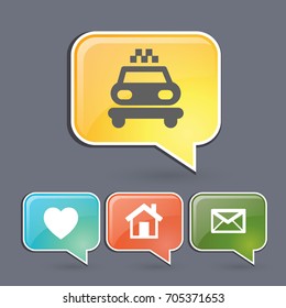Icono de taxi