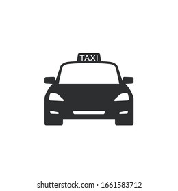 Taxi-Symbol. Taxi Taxi Symbol flach Design Vektorillustration Illustration.