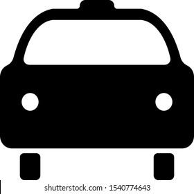 taxi icon, cab vector, illustration