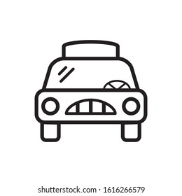 taxi icon collection, trendy style