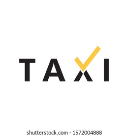 Taxi icon design template vector isolated illustration