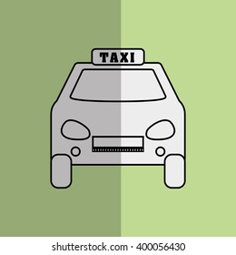 taxi icon design, vector illustration