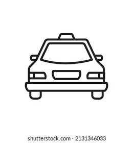 Taxi Icon Design Vector Template Illustration