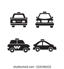 Taxi Icon Design Vector Template Illustration