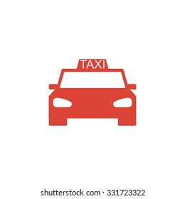 Taxi icon. Flat design style eps 10
