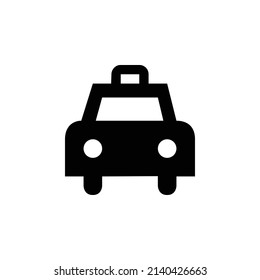 taxi icon. Flat style design isolated on white background.