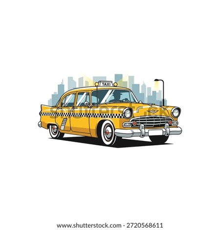 Taxi icon flat vector design.