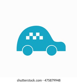 Taxi icon. Flat icon vector illustration.