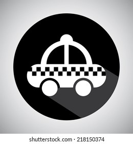 taxi icon graphic design , vector illustration