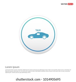 Taxi icon Hexa White Background icon template