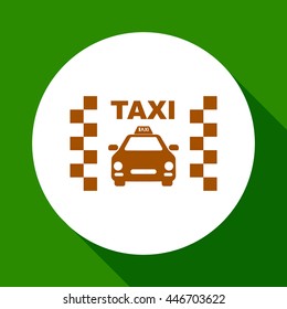 Taxi icon.Car icon.Vector icon.
