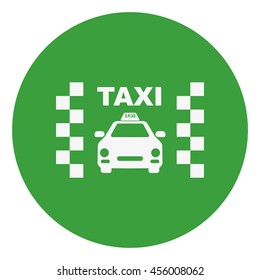 Taxi icon.Car icon.Vector icon.