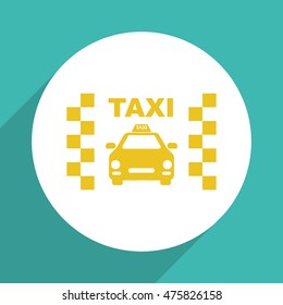 Taxi icon.Car icon.Vector icon.