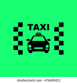 Taxi icon.Car icon.Vector icon.