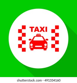 Taxi icon.Car icon.Vector icon.