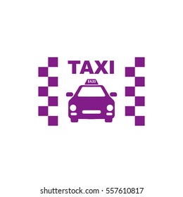 Taxi icon.Car icon.Vector icon.