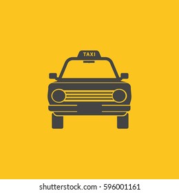 Taxi icon illustration isolated vector sign symbol