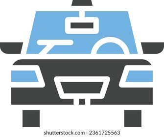 Taxi Icon image. Suitable for mobile application.