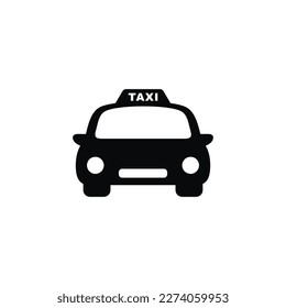 Taxi icon isolated on white background