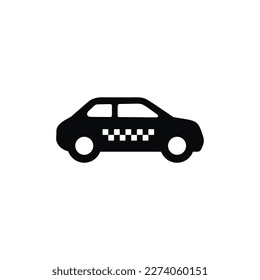 Taxi icon isolated on white background