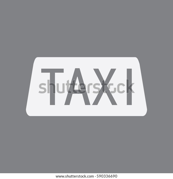 taxi icon isolated sign\
symbol and flat style for app, web and digital design. Vector\
illustration.