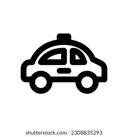 taxi icon line style vector