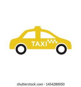 taxi icon logo design template vector