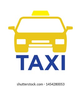 taxi icon logo design template vector