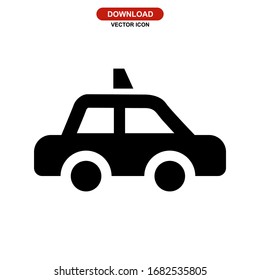 taxi icon or logo isolated sign symbol vector illustration - high quality black style vector icons
