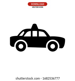 taxi icon or logo isolated sign symbol vector illustration - high quality black style vector icons
