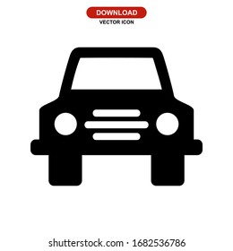 taxi icon or logo isolated sign symbol vector illustration - high quality black style vector icons
