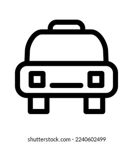 taxi icon or logo isolated sign symbol vector illustration - high quality black style vector icons
