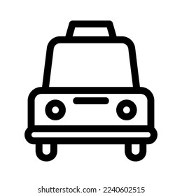 taxi icon or logo isolated sign symbol vector illustration - high quality black style vector icons
