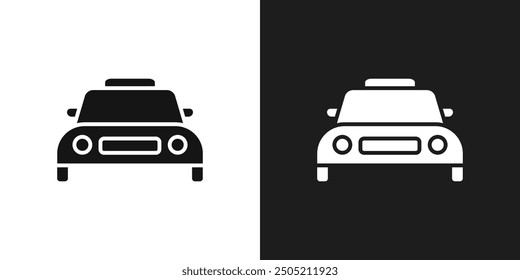 Conjunto de logotipo de icono de taxi Vector