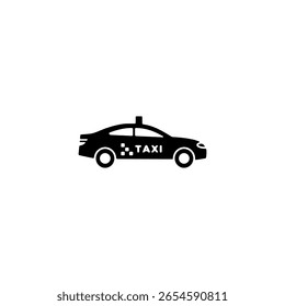 Diseño de Vector de logotipo de icono de taxi.