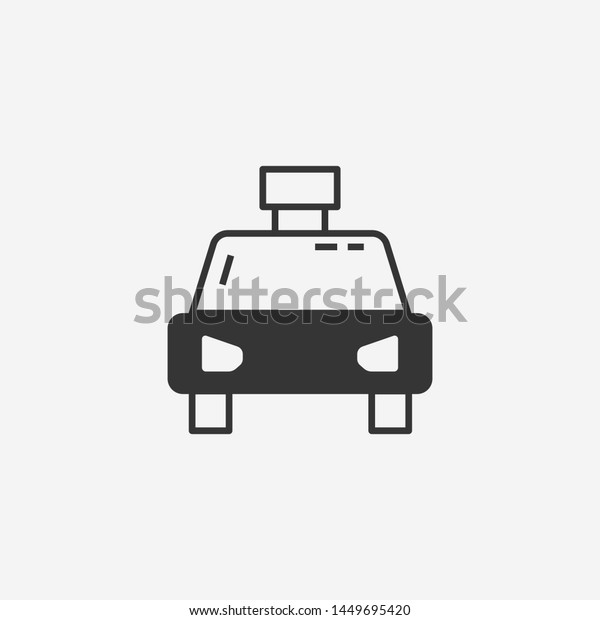 Taxi\
icon. New trendy taxi vector symbol\
illustration.