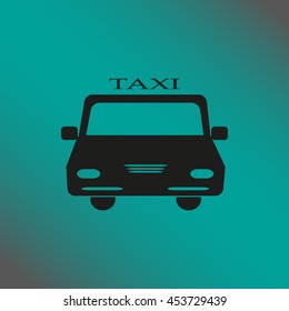 Taxi icon. Public transport .