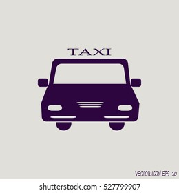 Taxi icon. Public transport .