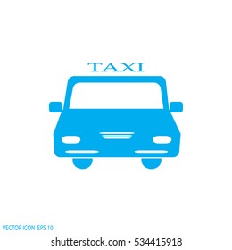 Taxi icon. Public transport .
