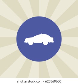 taxi icon. sign design. background