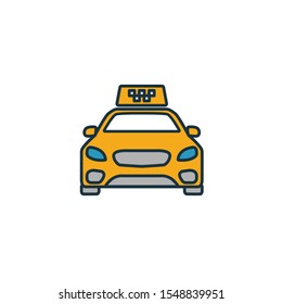 Taxi icon. Simple element from tourism icons collection. Creative Taxi icon ui, ux, apps, software and infographics.