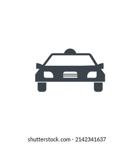 Taxi icon stock illustration on white background