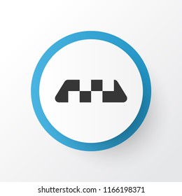 Taxi icon symbol. Premium quality isolated cab element in trendy style.