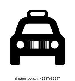 Taxi Icon, symbol, and vector, Can be used for web, print, and mobile