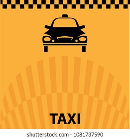 Taxi Icon Symbol Vector Illustration