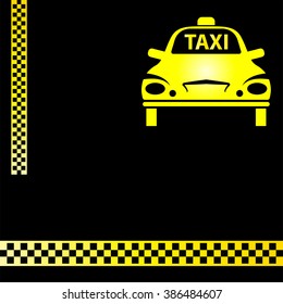 Taxi Icon Symbol Vector Illustration