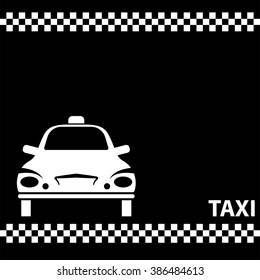 Taxi Icon Symbol Vector Illustration