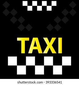 Taxi Icon Symbol Vector Illustration