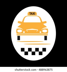 Taxi Icon Symbol Vector Illustration
