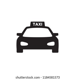 taxi icon in trendy flat style 